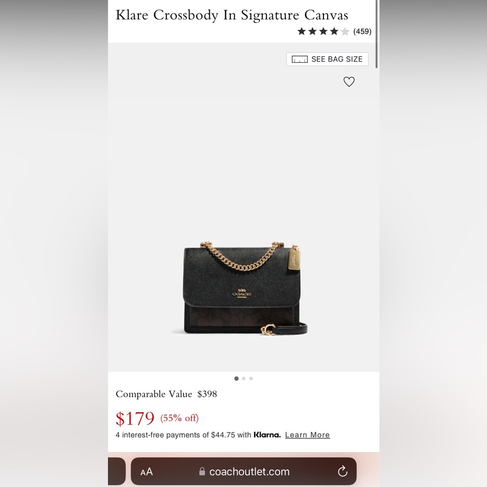 Coach Klare Crossbody